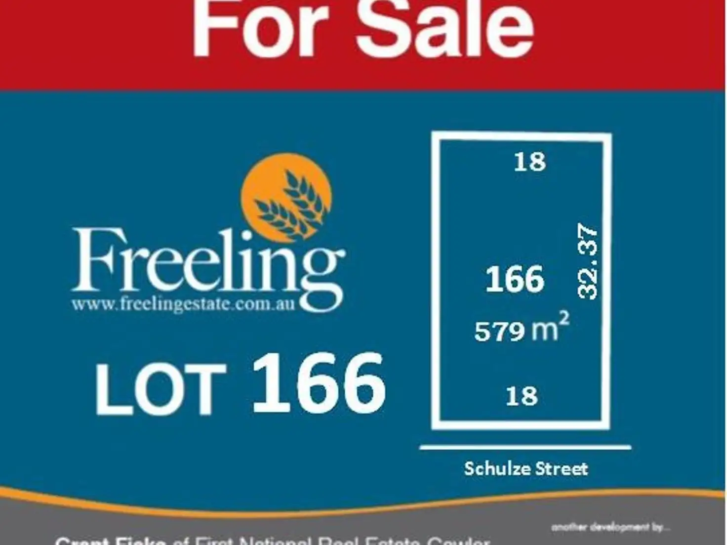 Main view of Homely land listing, Lot 166 Schulze Street, Freeling SA 5372