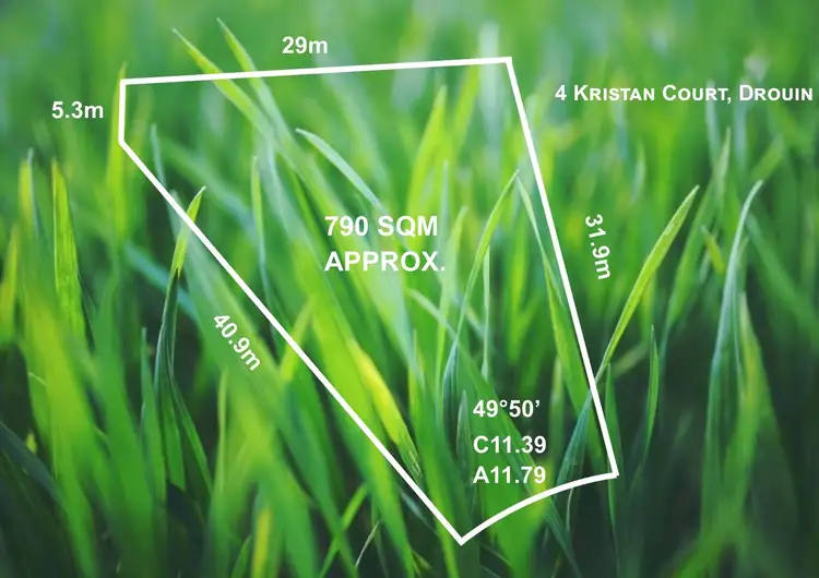Main view of Homely land listing, 4 (Lot 43) Kristan Court, Drouin VIC 3818