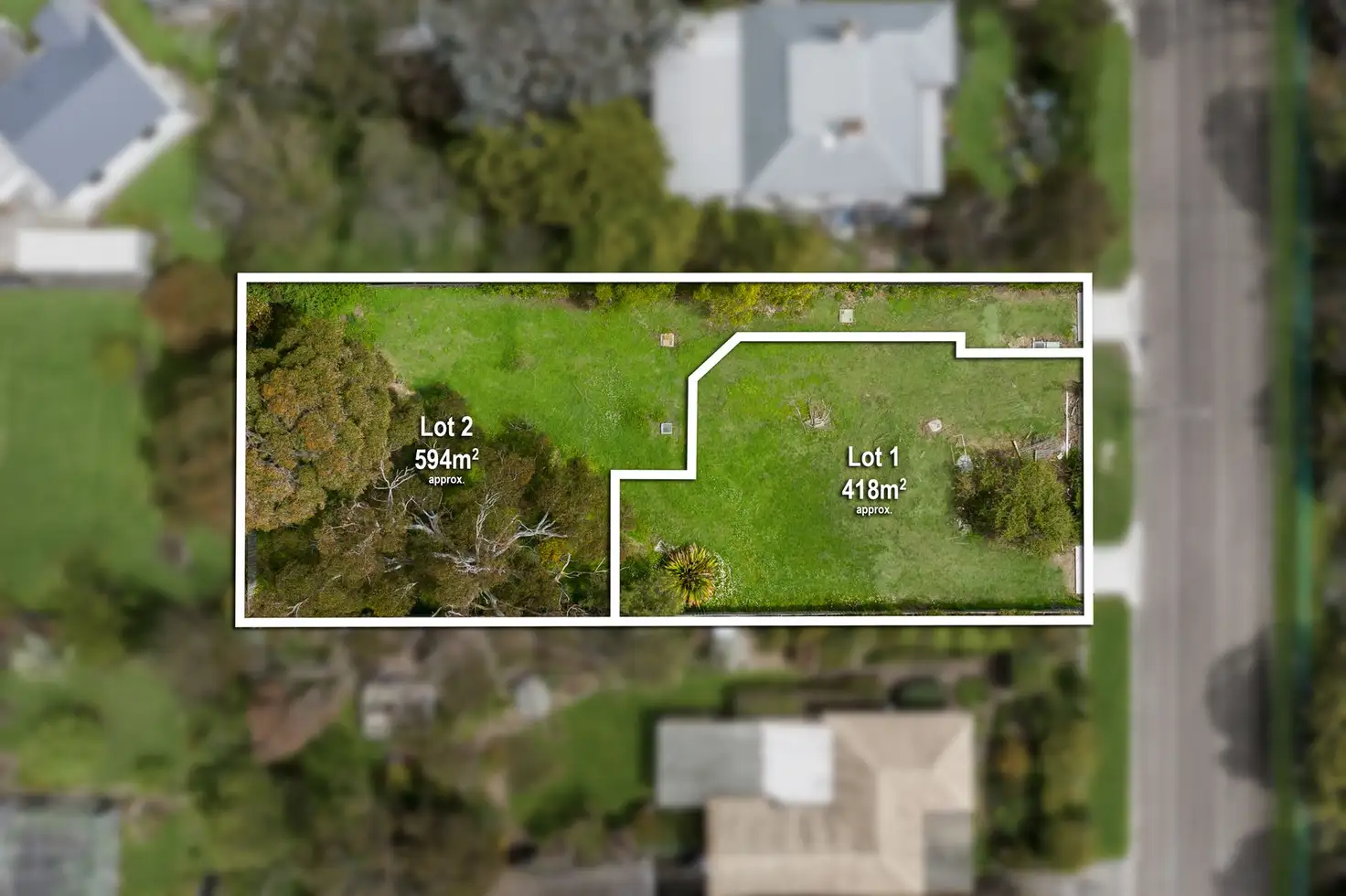 Main view of Homely land listing, Lot 1 & 2/199 Palmerston Avenue, Dromana VIC 3936