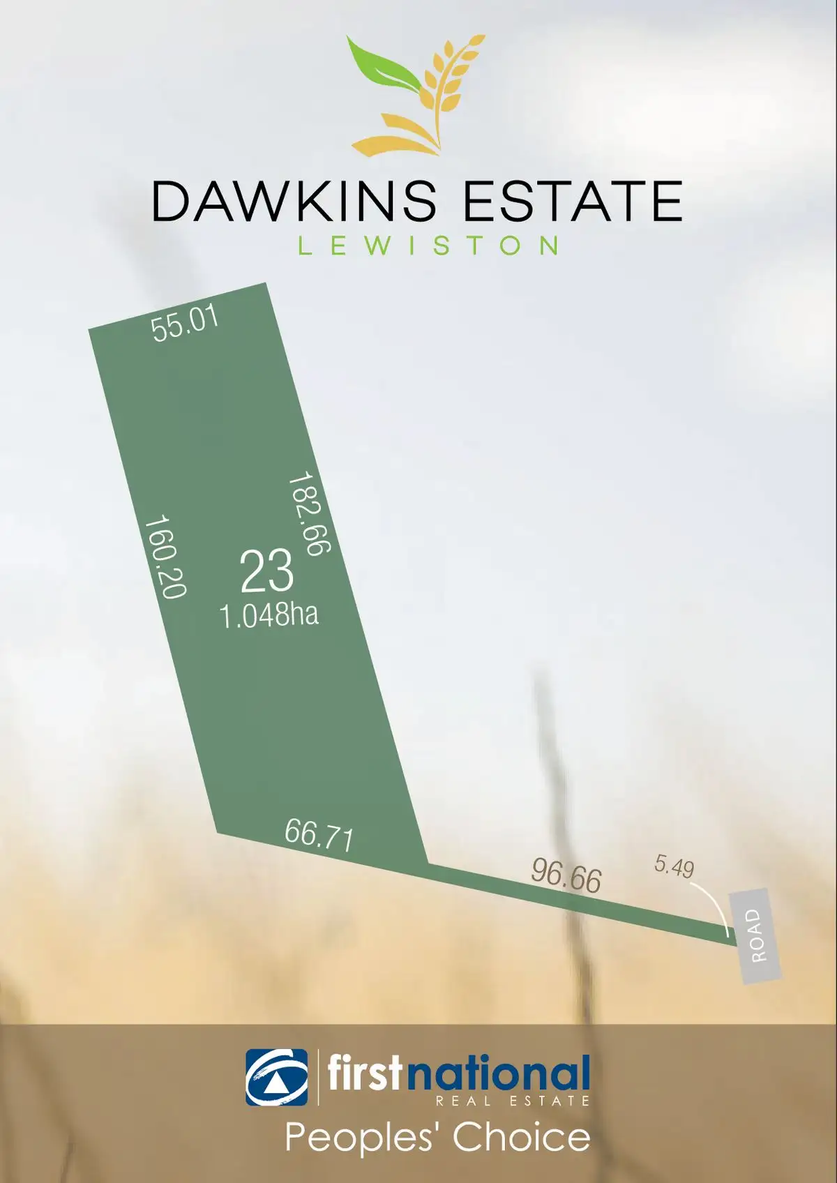 Main view of Homely land listing, Lot 23 Porter Court, Lewiston SA 5501