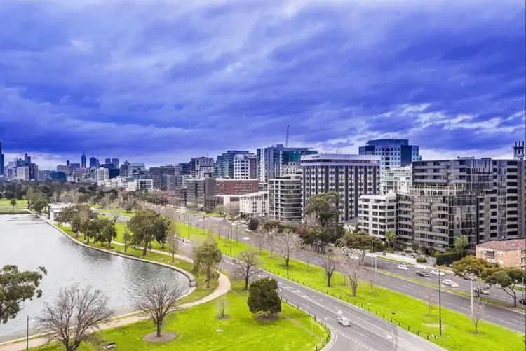 Main view of Homely apartment listing, 809/74 Queens Road, Melbourne VIC 3000