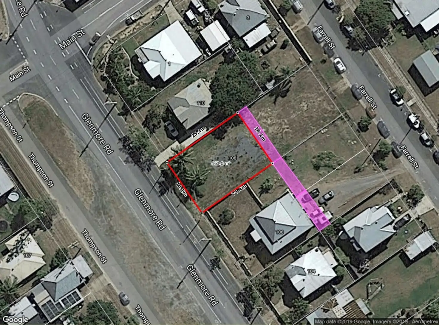 Main view of Homely land listing, 108 Glenmore Road, Park Avenue QLD 4701