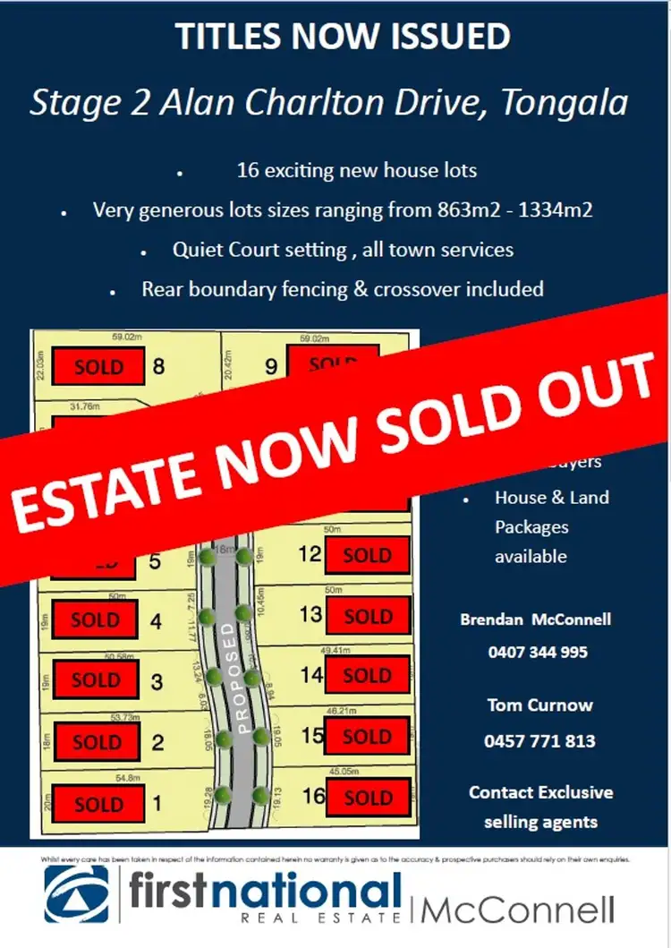 Main view of Homely land listing, 1-16 Alan Charlton Drive, Tongala VIC 3621