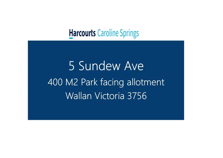 Main view of Homely land listing, 5 Sundew Avenue, Wallan VIC 3756