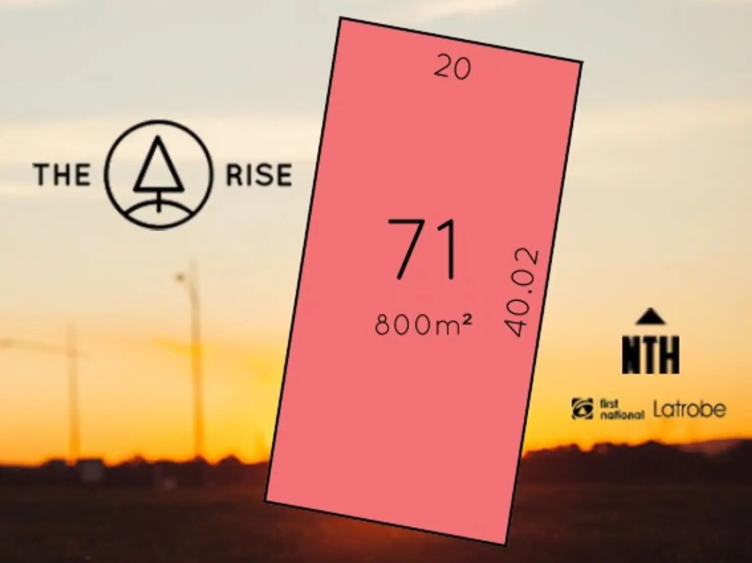 Main view of Homely land listing, Lot 71 Rise Boulevard, Traralgon VIC 3844