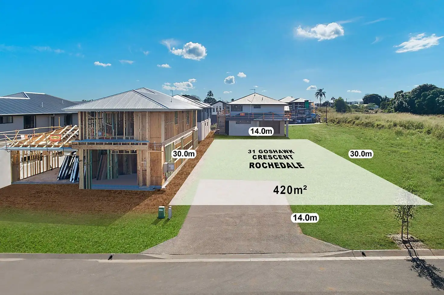 Main view of Homely land listing, 31 Goshawk Crescent, Rochedale QLD 4123