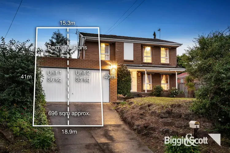 Main view of Homely house listing, 6 Sophora Court, Templestowe Lower VIC 3107