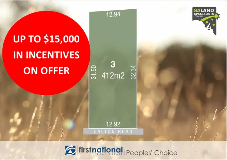 Lot 3 Calton Road, Gawler East SA 5118
