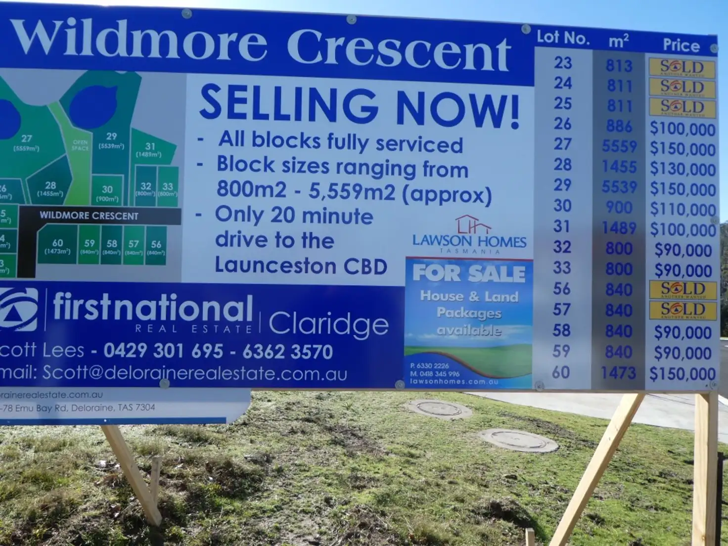 Main view of Homely land listing, 21 Wildmore Crescent, Exeter TAS 7275