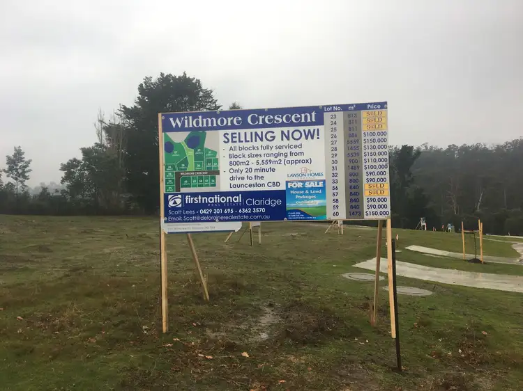 Second view of Homely land listing, 21 Wildmore Crescent, Exeter TAS 7275