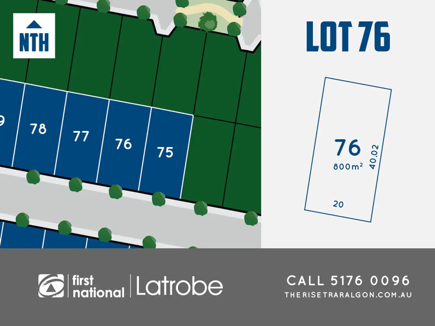 Main view of Homely land listing, Lot 76 Rise Boulevard, Traralgon VIC 3844
