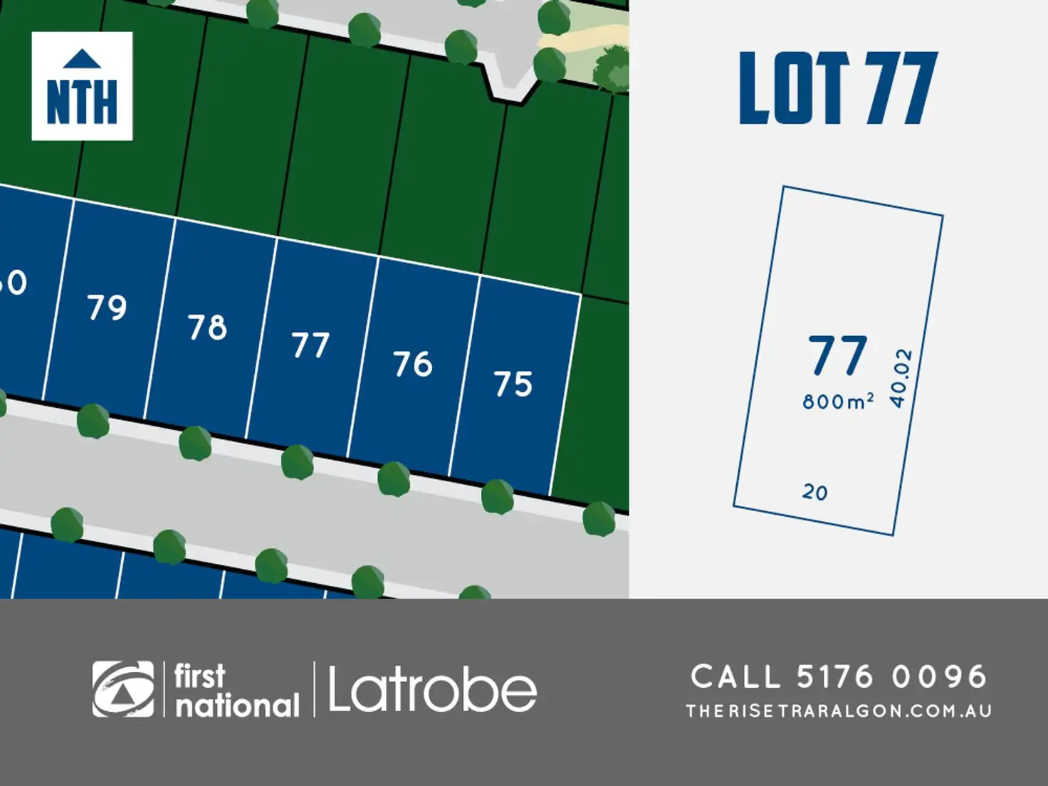 Main view of Homely land listing, Lot 77 Rise Boulevard, Traralgon VIC 3844