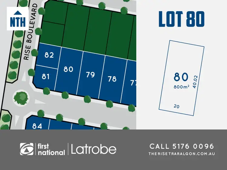 Lot 80 Rise Boulevard, Traralgon VIC 3844