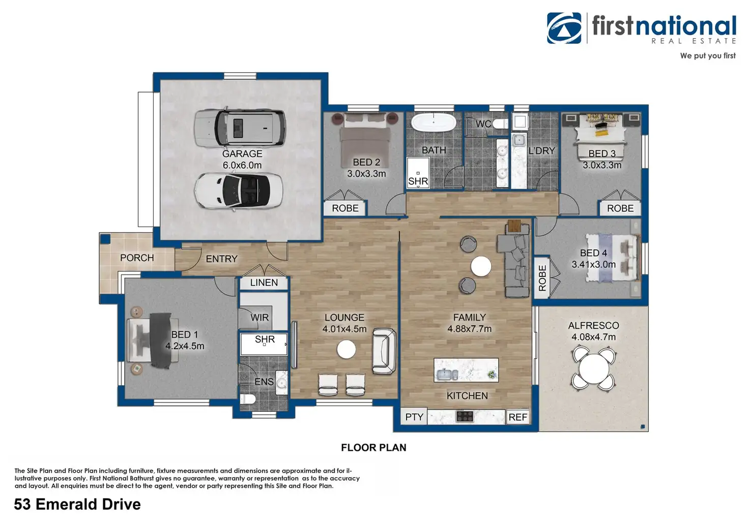 Main view of Homely house listing, 53 Emerald Drive, Kelso NSW 2795