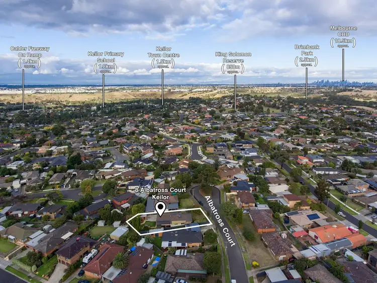 Main view of Homely house listing, 8 Albatross Court, Keilor VIC 3036