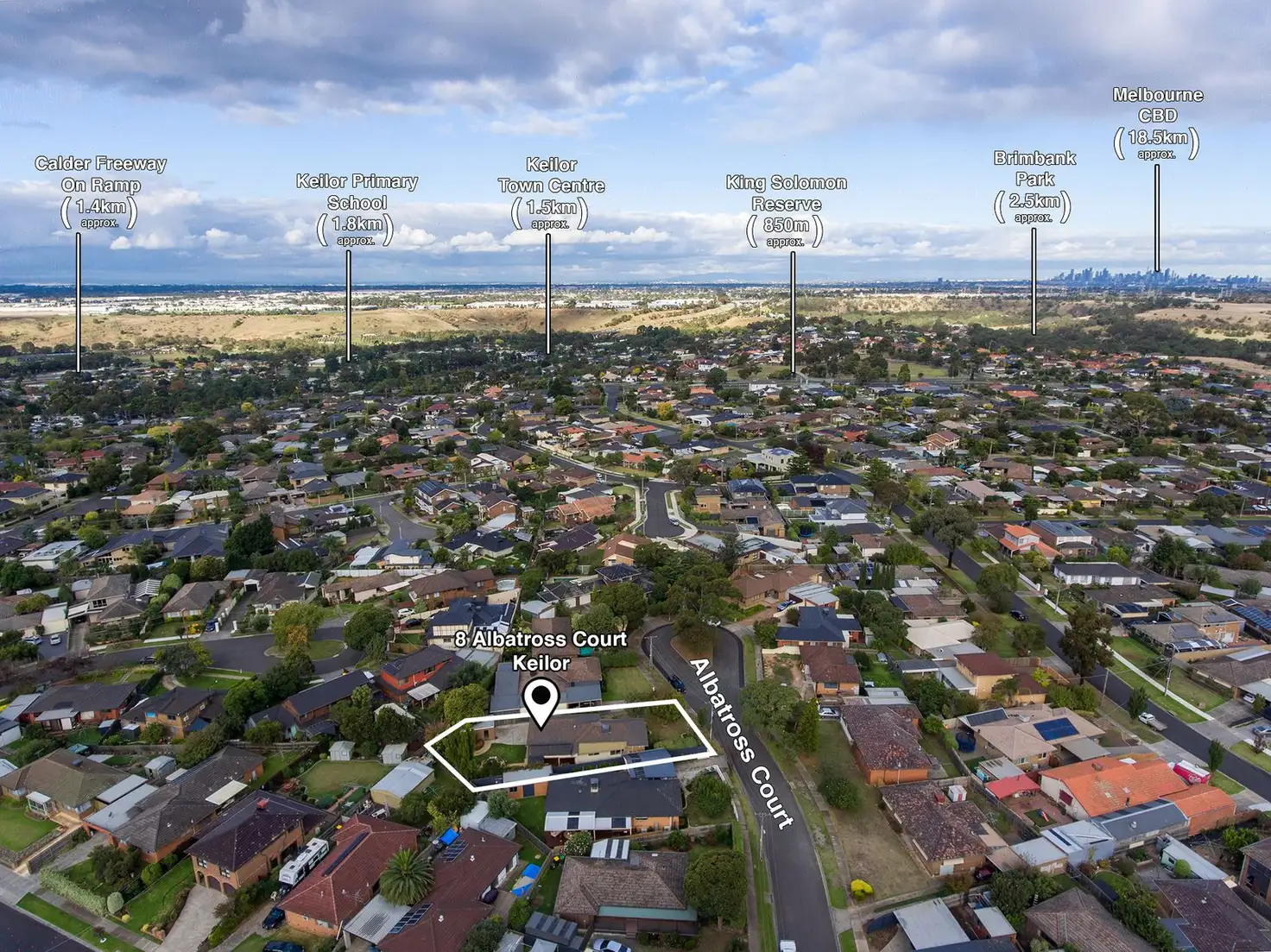 Main view of Homely house listing, 8 Albatross Court, Keilor VIC 3036
