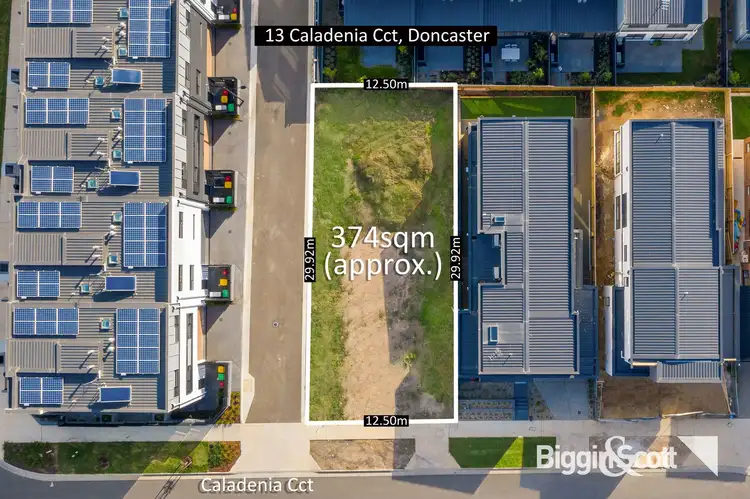 Main view of Homely land listing, 13 Caladenia Circuit, Doncaster VIC 3108
