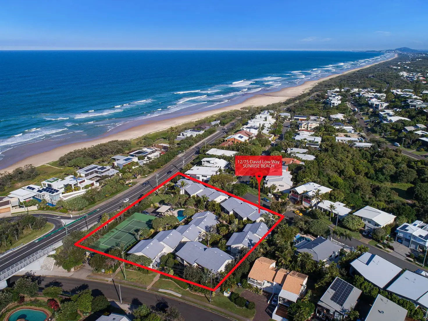 Main view of Homely townhouse listing, 12/75 David Low Way, Sunrise Beach QLD 4567
