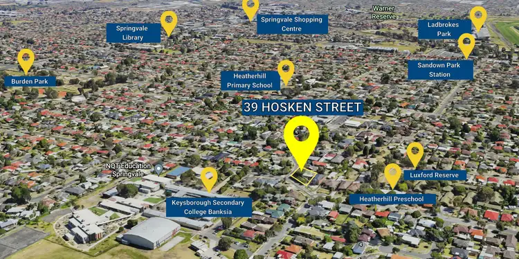 Second view of Homely house listing, 39 Hosken Street, Springvale South VIC 3172