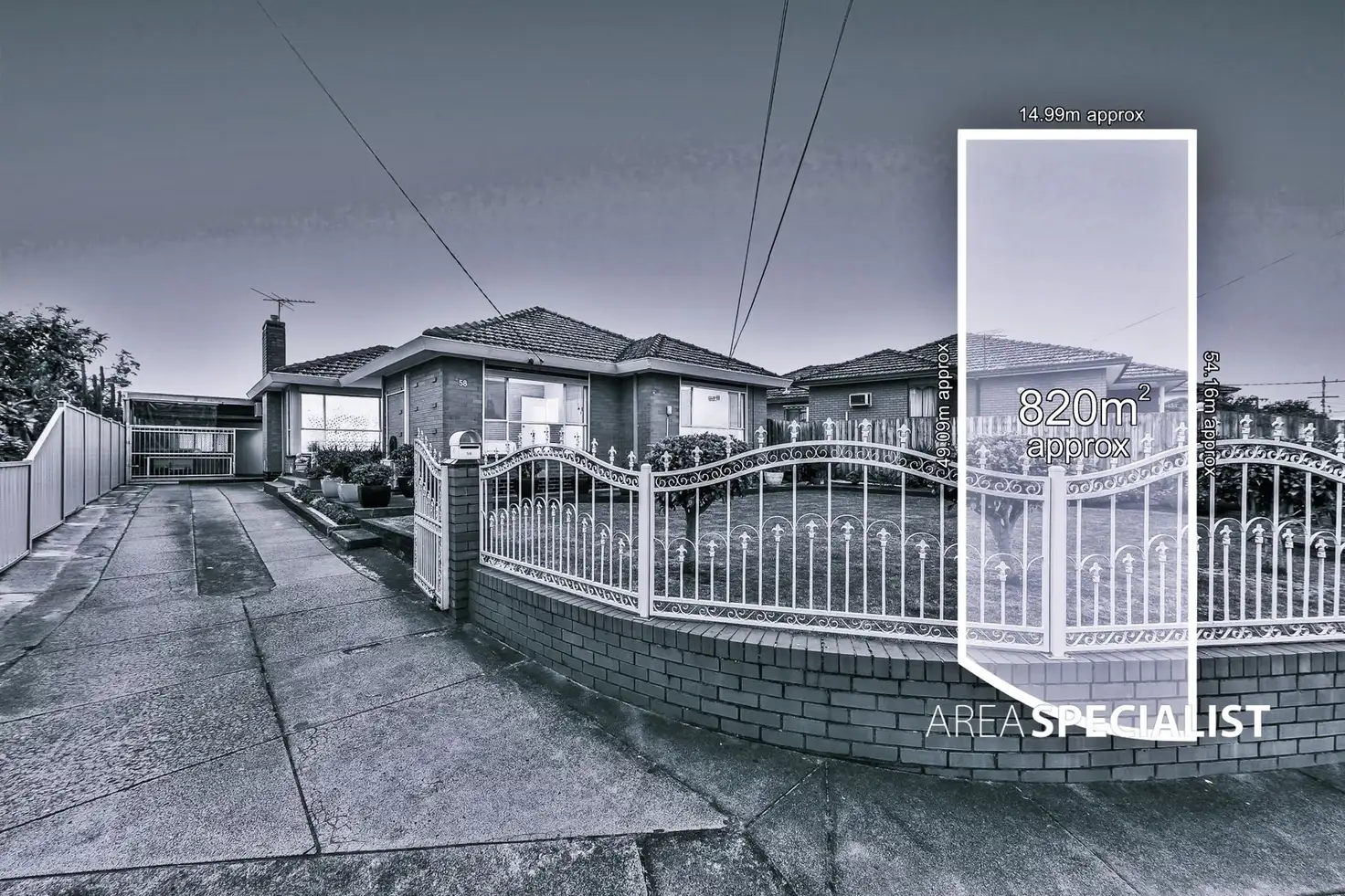 Main view of Homely house listing, 58 Royal Avenue, Springvale VIC 3171