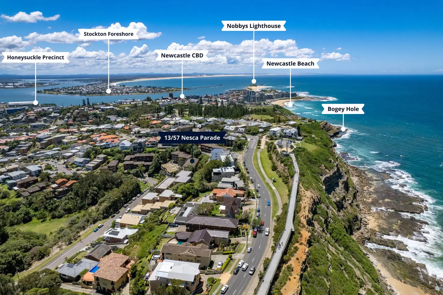 Main view of Homely apartment listing, 13/57 Nesca Parade, The Hill NSW 2300