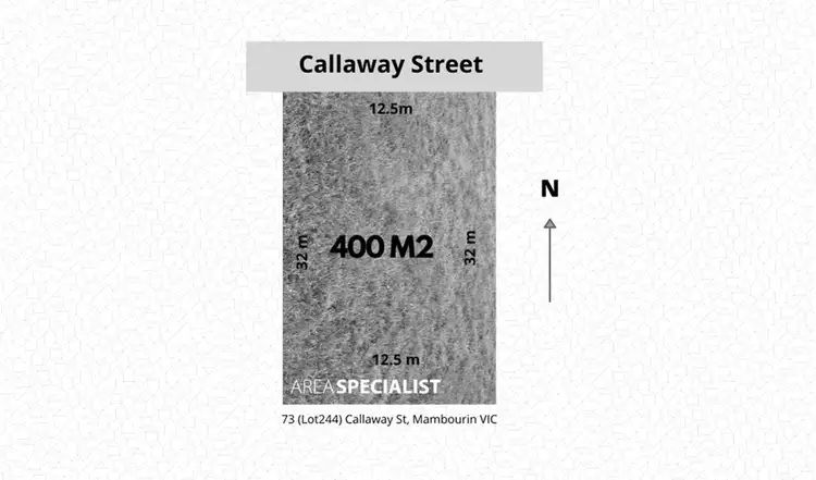 Main view of Homely land listing, 73 Callaway Street, Mambourin VIC 3024