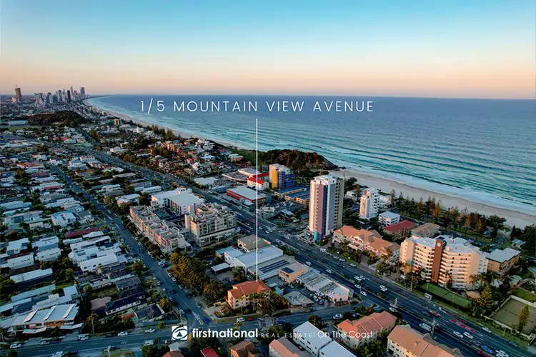 Main view of Homely apartment listing, 1/5 Mountain View Avenue, Miami QLD 4220
