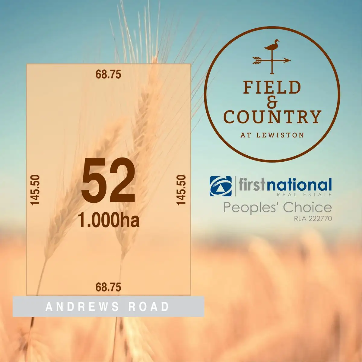 Main view of Homely land listing, Lot 52 St Andrews Road, Lewiston SA 5501