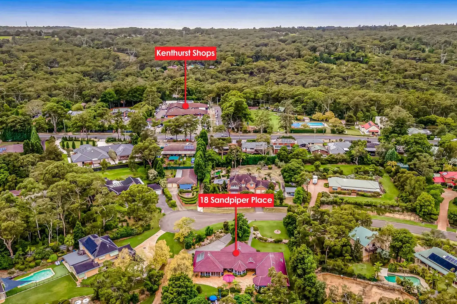 Main view of Homely house listing, 18 Sandpiper Place, Kenthurst NSW 2156