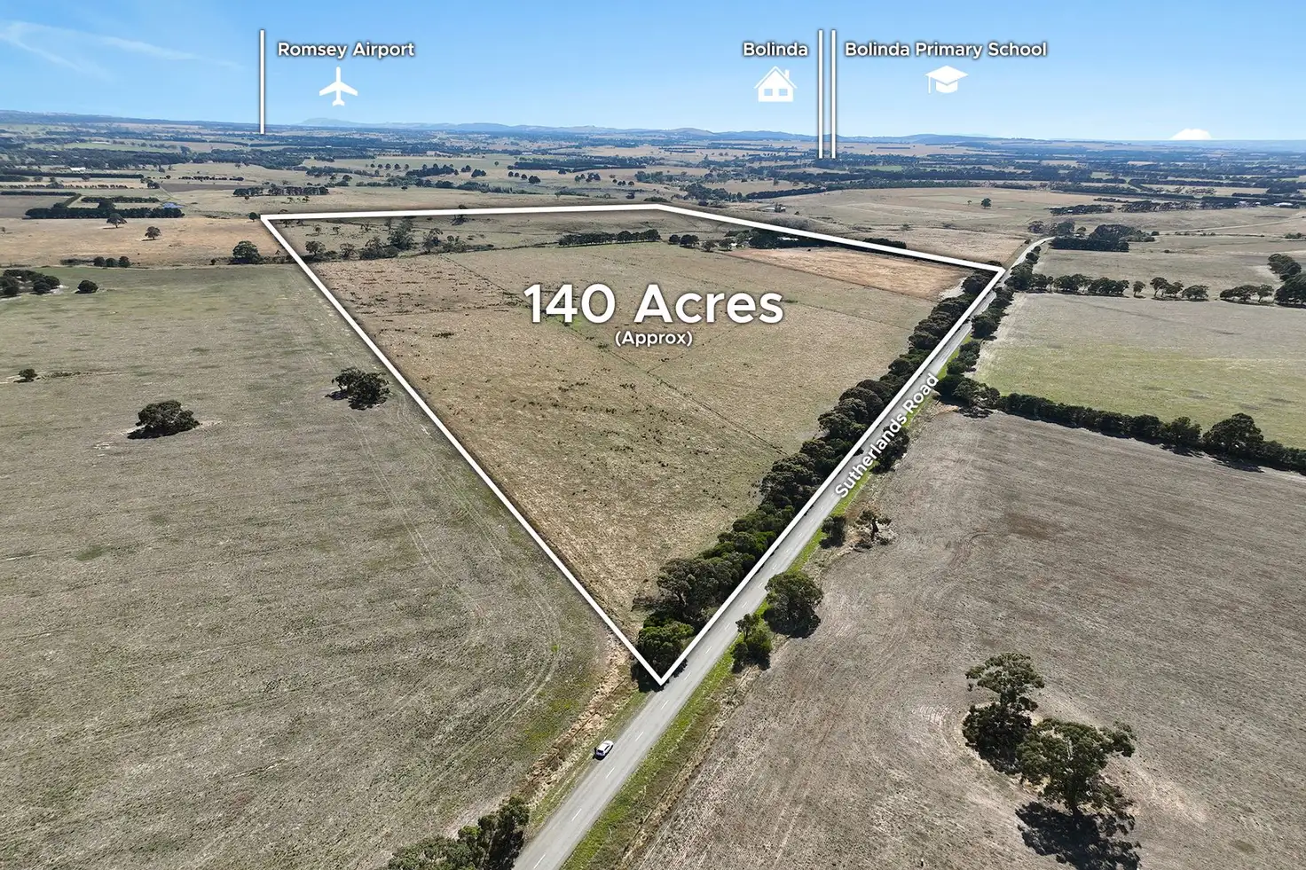 Main view of Homely land listing, 417 Sutherlands Road, Riddells Creek VIC 3431