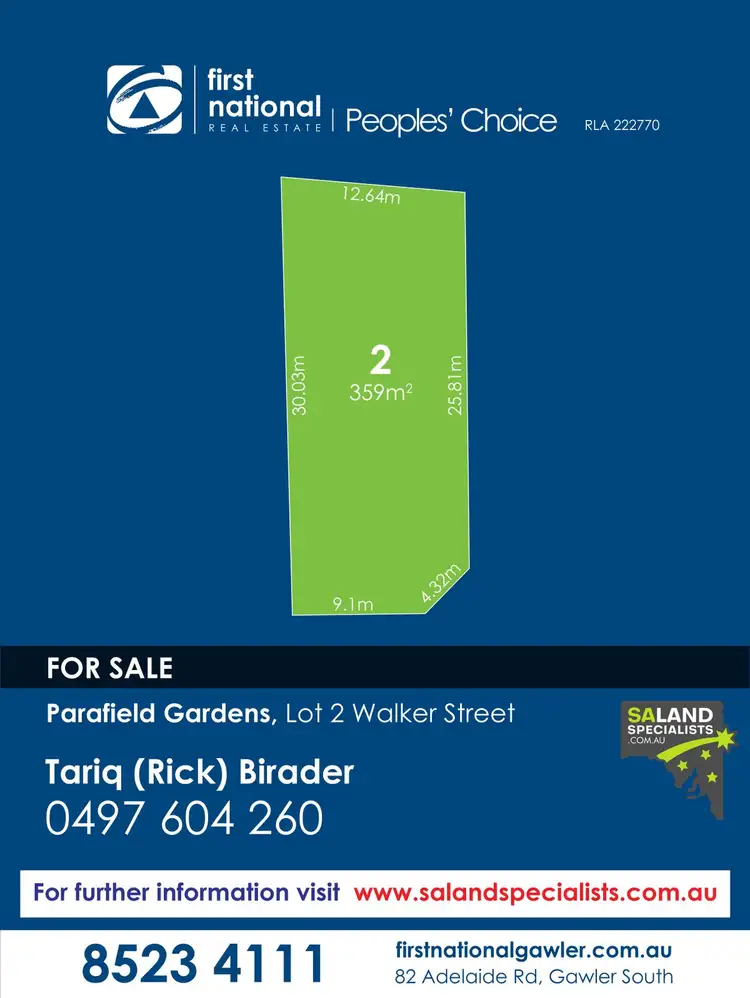 Lot 2 Walker Street