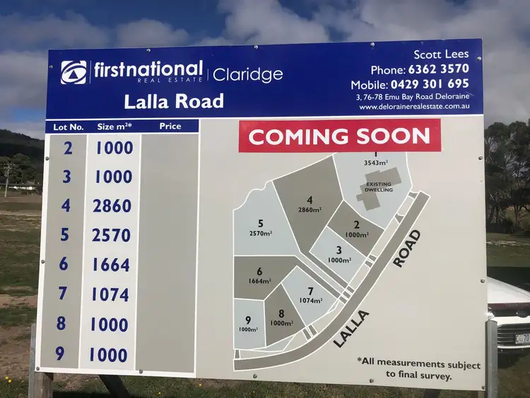 Fifth view of Homely land listing, Lot 8, 14 Lalla Rd, Lilydale TAS 7268
