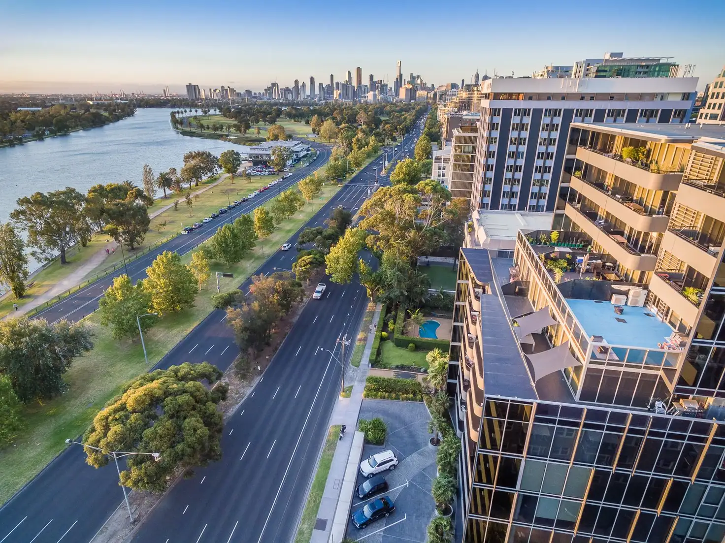 Main view of Homely apartment listing, 618/74 Queens Road, Melbourne VIC 3004