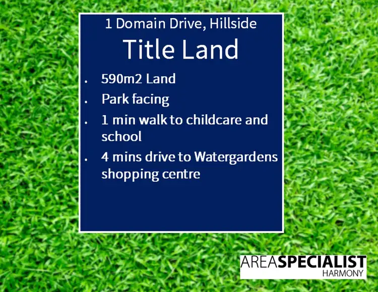 1 Domain Drive, Hillside VIC 3037