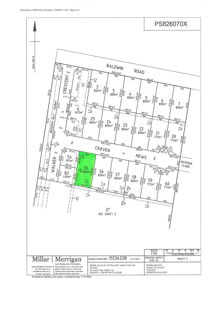 Fifth view of Homely land listing, 3 Craven Mews, Traralgon VIC 3844