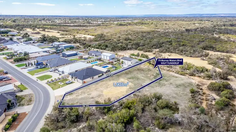 Main view of Homely land listing, 79 Murray Waters Boulevard, South Yunderup WA 6208