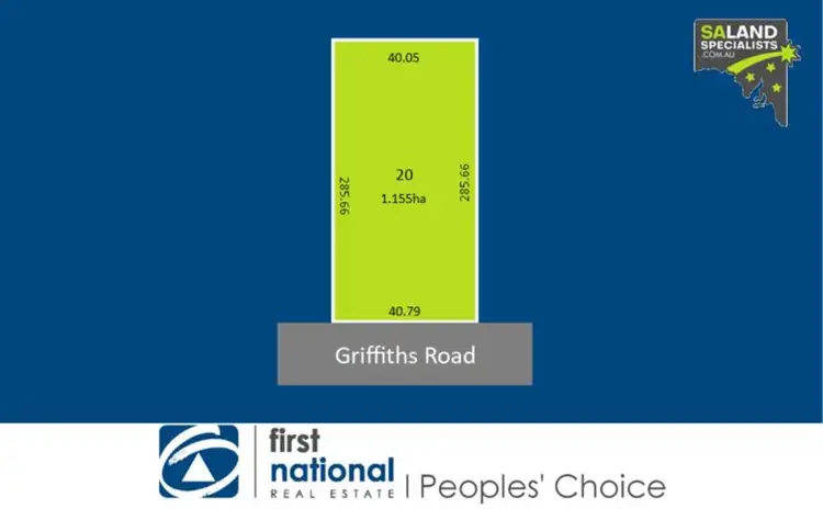 Main view of Homely land listing, Lot 20 Griffiths Street, Kudla SA 5115