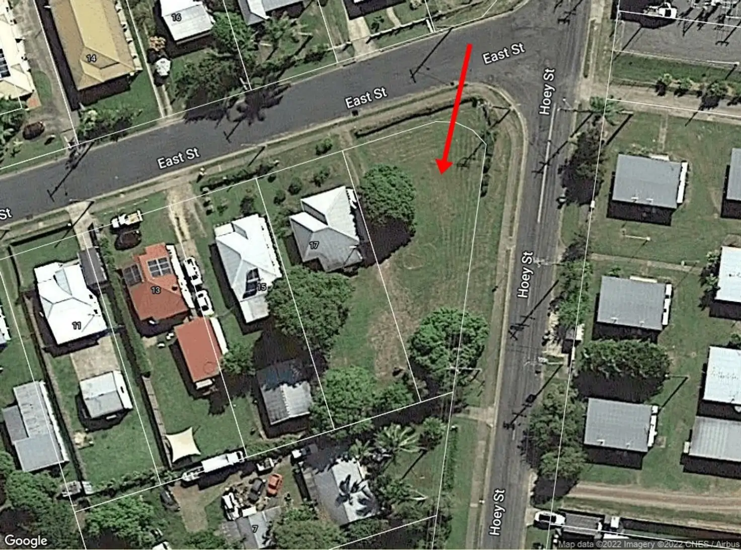 Main view of Homely land listing, 19 East Street, Sarina QLD 4737