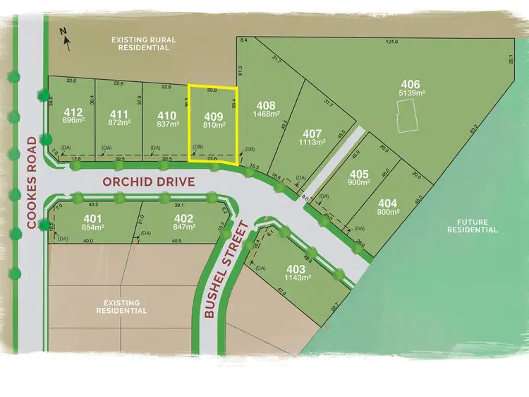 Main view of Homely land listing, Lot 409 Orchid Drive, Armidale NSW 2350