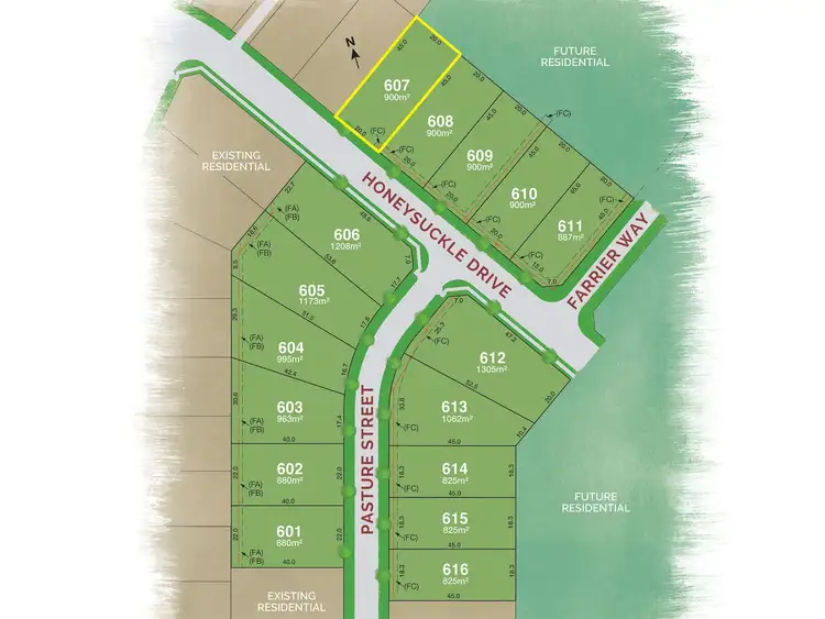 Main view of Homely land listing, Lot 607 Honeysuckle Drive, Armidale NSW 2350