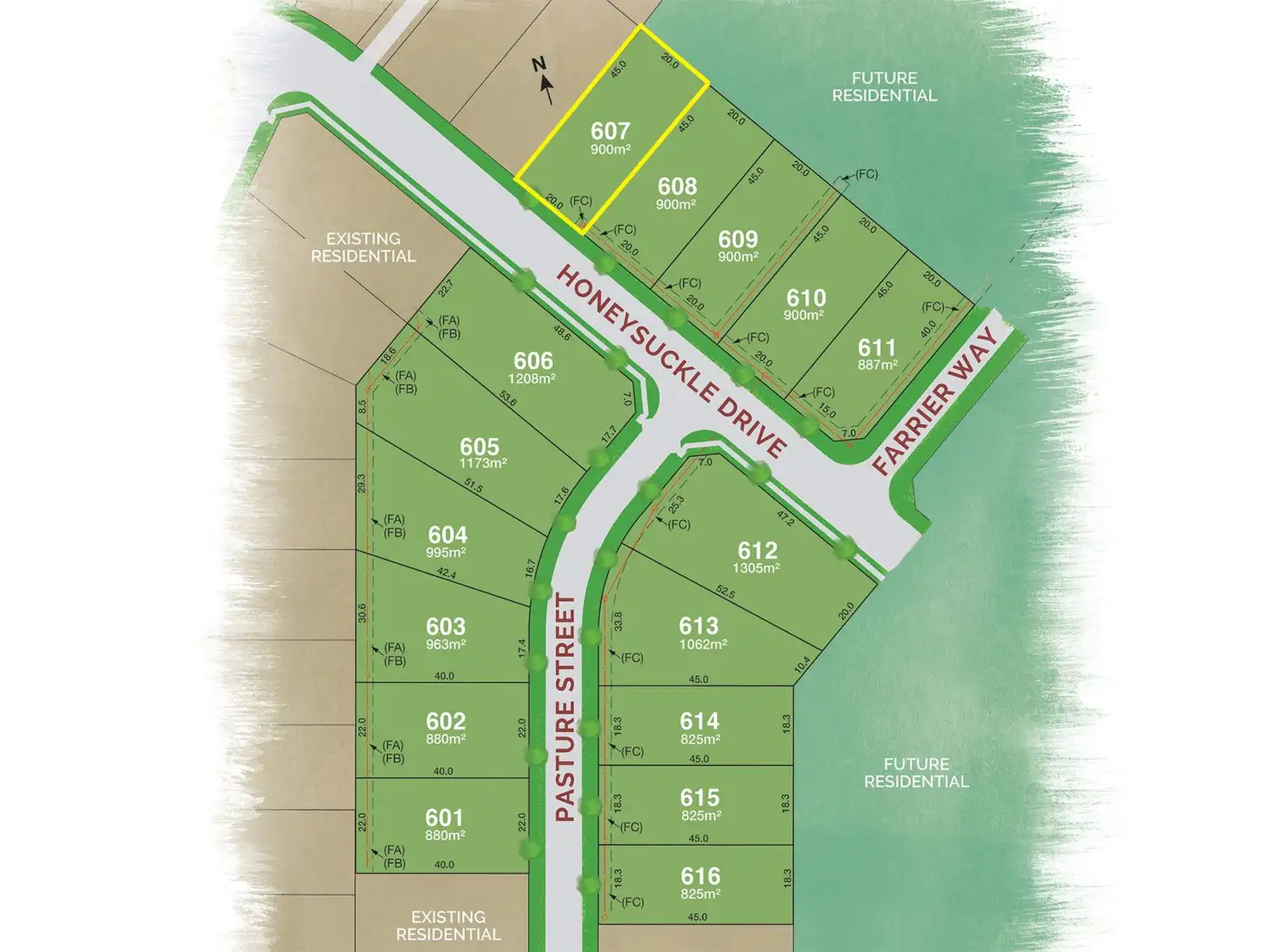 Main view of Homely land listing, Lot 607 Honeysuckle Drive, Armidale NSW 2350