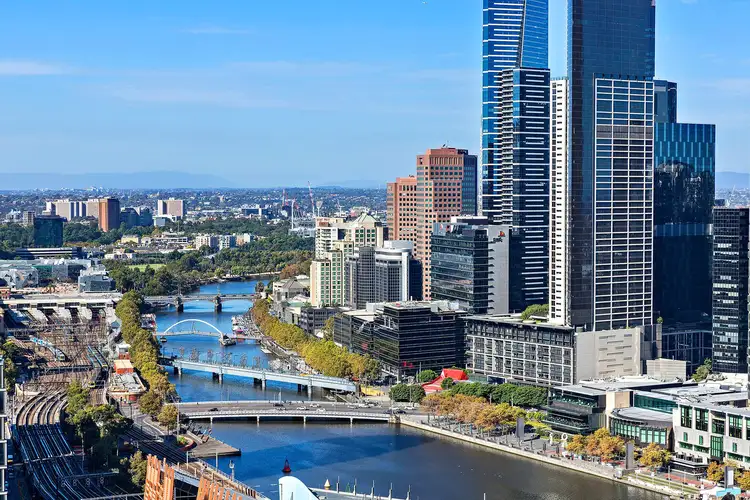 Main view of Homely apartment listing, 1705/628 Flinders Street, Docklands VIC 3008
