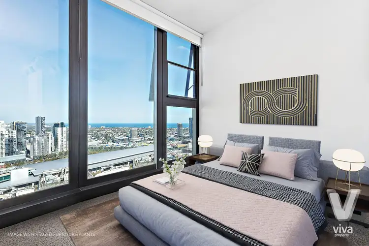 Second view of Homely apartment listing, 1705/628 Flinders Street, Docklands VIC 3008