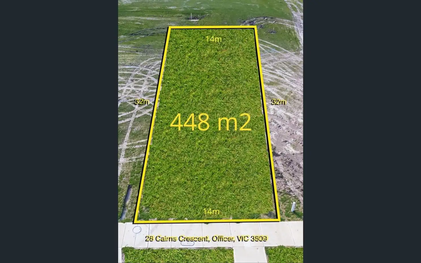 Main view of Homely land listing, 28 Cairns Cres, Officer VIC 3809