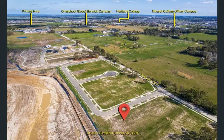 Second view of Homely land listing, 28 Cairns Cres, Officer VIC 3809