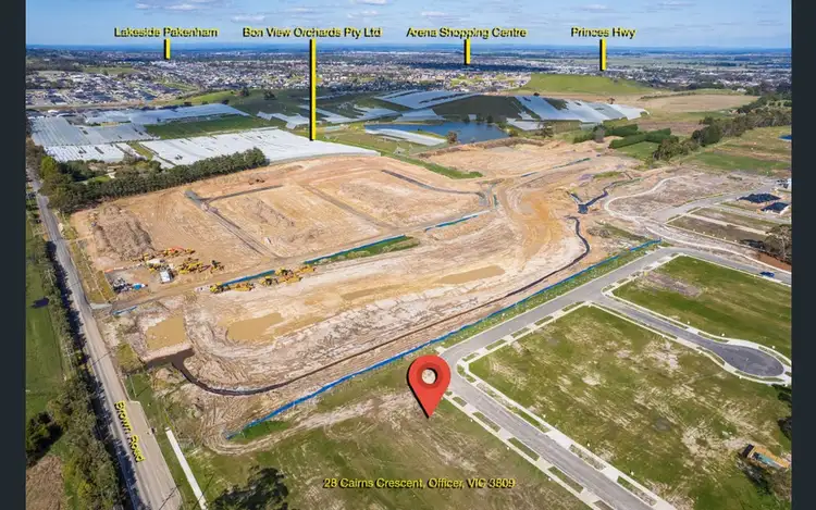 Third view of Homely land listing, 28 Cairns Cres, Officer VIC 3809