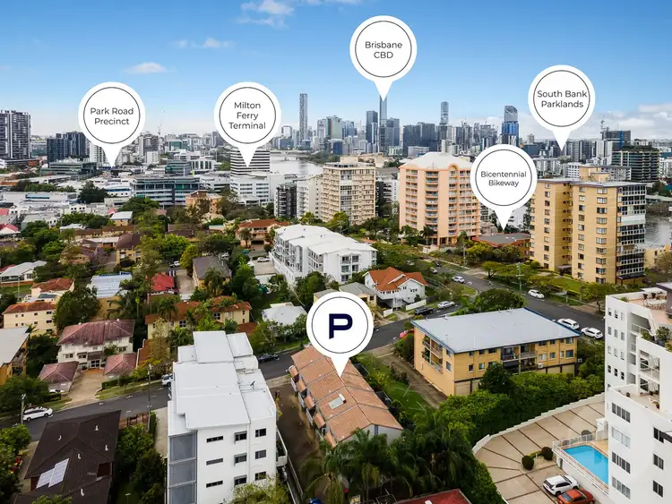 Second view of Homely townhouse listing, 3/10 Fortitude Street, Auchenflower QLD 4066