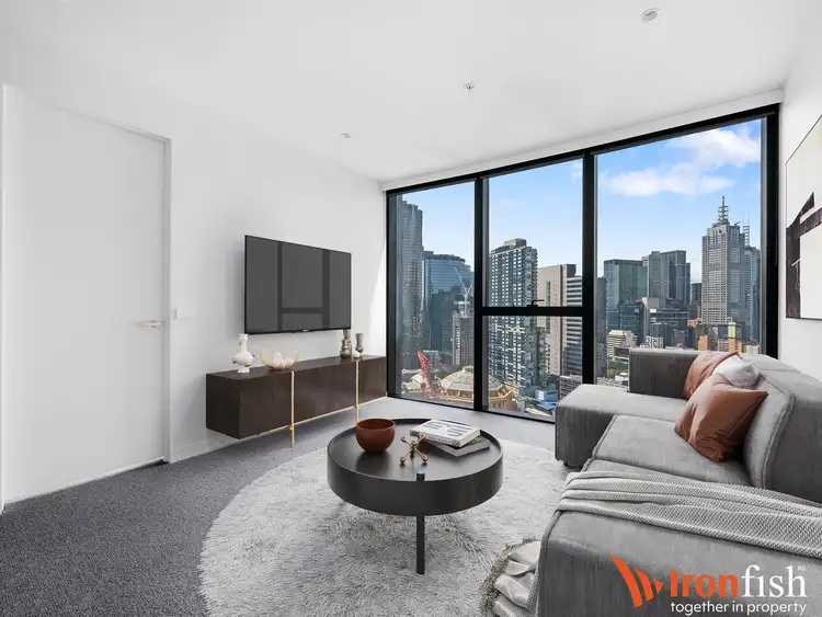 Second view of Homely apartment listing, 2905/228 La Trobe Street, Melbourne VIC 3000