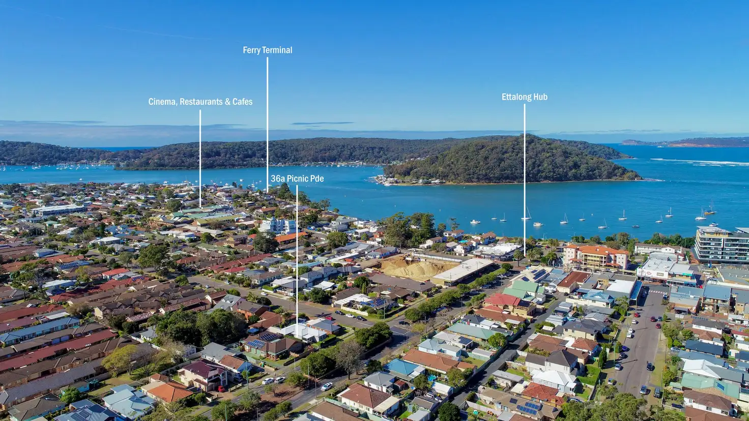 Main view of Homely semi-detached listing, 36A Picnic Parade, Ettalong Beach NSW 2257