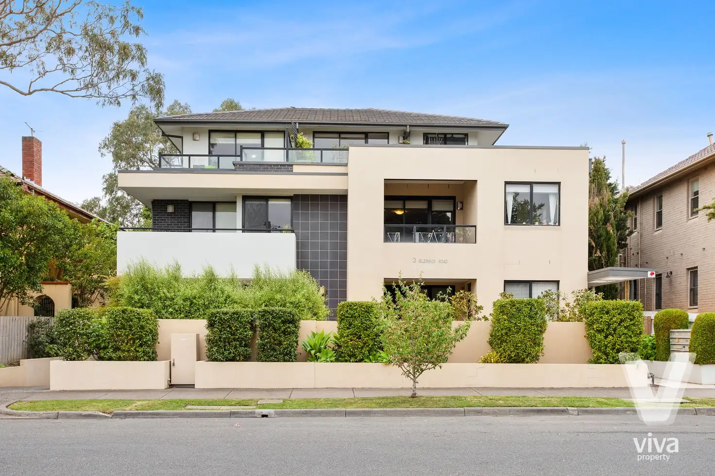 Main view of Homely apartment listing, 4/3 Glenroy Road, Hawthorn VIC 3122